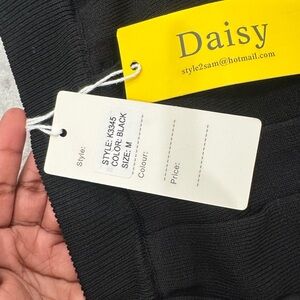 Daisy Black Mini Skirt